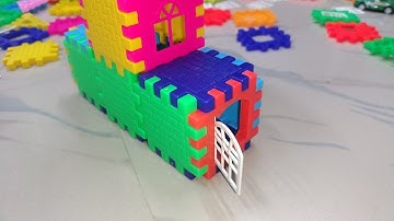 LEGO BUILDING HOUSE | ASMR sounds | Block game | cartoon video #asmr#buildingblocks#asmrsounds 