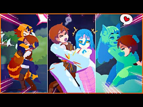 Don't get captured by monster girls - All Bosses - Monsters' Night Gameplay (Part 1)