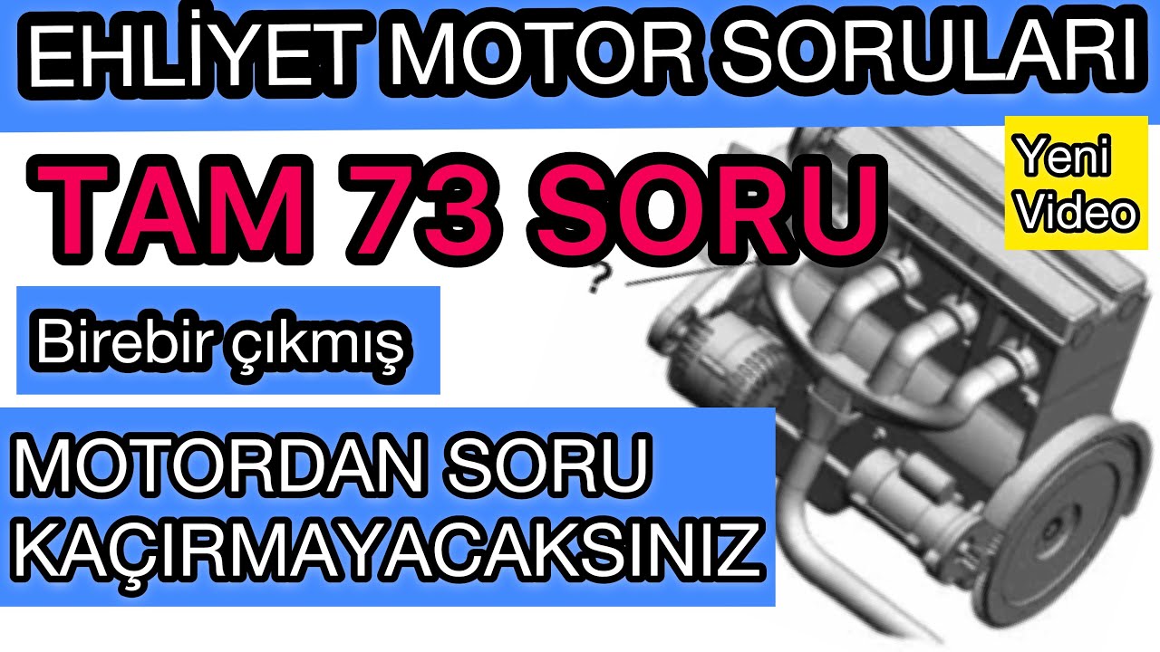 #EHLİYET SINAV SORULARI #MOTOR SORULARI #MOTOR BİLGİSİ  #EHLİYET MOTOR SORULARI 2020 #MOTOR#