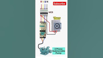 Submersible Pump Connection With Timer | DOL Starter with Timer Connection | Shorts | Viral
