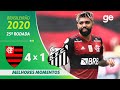 FLAMENGO 4 X 1 SANTOS | MELHORES MOMENTOS | 25ª RODADA BRASILEIRÃO 2020 | ge.globo