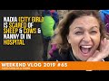WEEKEND VLOG 65 - Nadia (CITY GIRL) is SCARED of SHEEP & COWS & Nanny Di in HOSPITAL