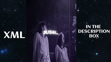 Tu chahiye || Hindi song || Alightomtion preset || Xml in the description @Bidhan_khadka