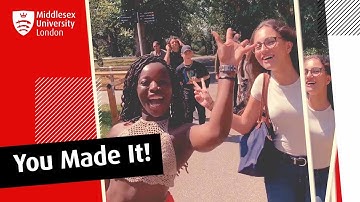You Made It! | Middlesex University