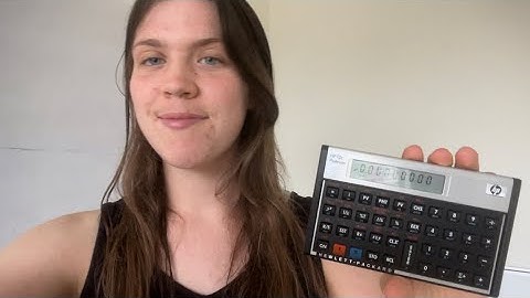 How to Clear Only the Financial Section on a HP12c Financial Calculator