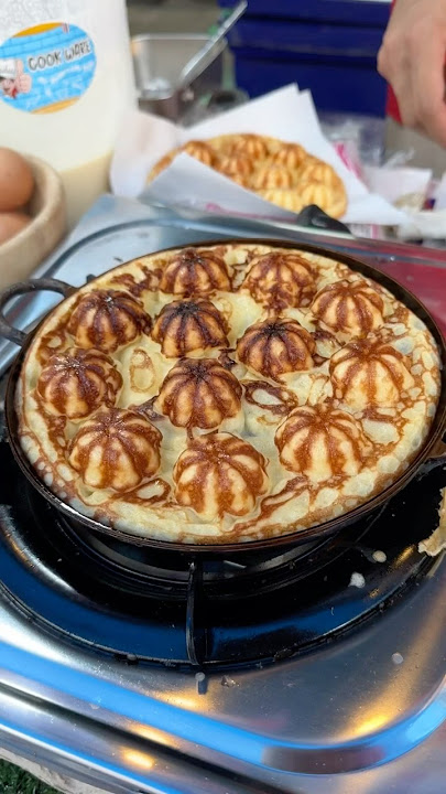 Kanom Luk Don-Thai traditional dessert #streetfood