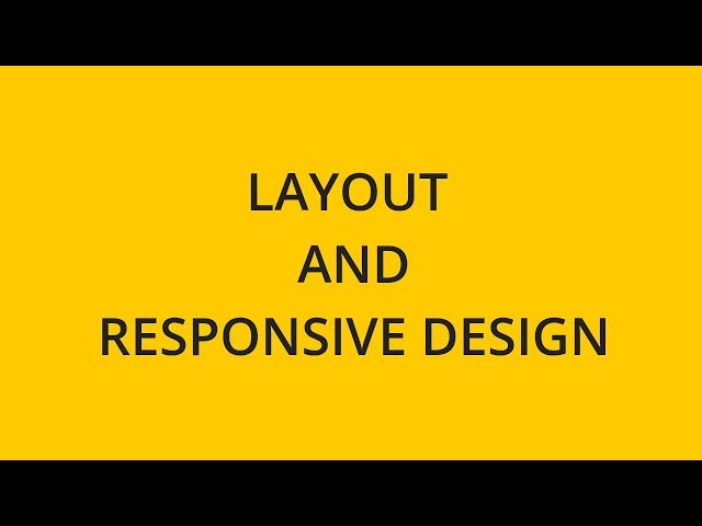 Layout and Responsive Design | Sisense Tutorials: Creating your Dashboard