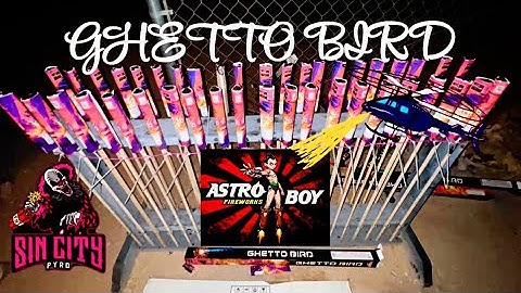 GHETTO BIRD STROBE ROCKETS 🚁👮🏻‍♂️ [ASTROBOY FIREWORKS]🚀✨ [NEW FOR 2025] 42 ROCKETS🤯 DEMO & UNBOXING📦