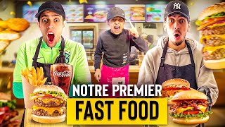 ON OUVRE ENFIN NOTRE FAST FOOD 🚨 ( TACOS , BURGER , PIZZA ...)