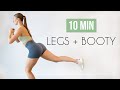 10 min LEG/BUTT/THIGH (Killer No Equipment Workout)