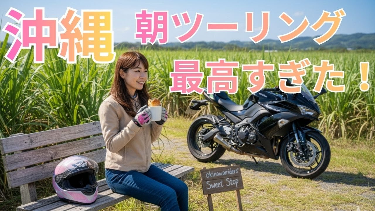 【沖縄ツーリング】空と海が気持ちいい朝　Okinawa Morning Ride｜Sky & Ocean