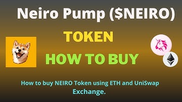 How to Buy Neiro Pump (NEIRO) Token Using UniSwap Exchange and ETH on Trust Wallet