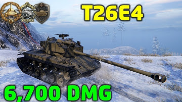 World Of Tanks | T26E4 Super Pershing - 6700 Damage - 8 Kills