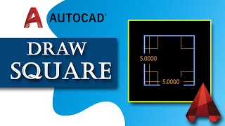 How to draw square quickly in AutoCAD