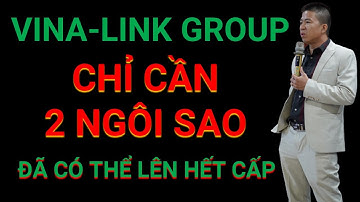 Chỉ cần 2 ngôi sao, bạn đã lên hết cấp ở Vina-link Group l Thuấn đa cấp