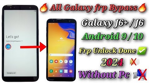 🔥All Samsung Frp Bypass 🔥Android 9,10 without Pc / Galaxy J6+,J6 Google lock Remove No pin lock sim