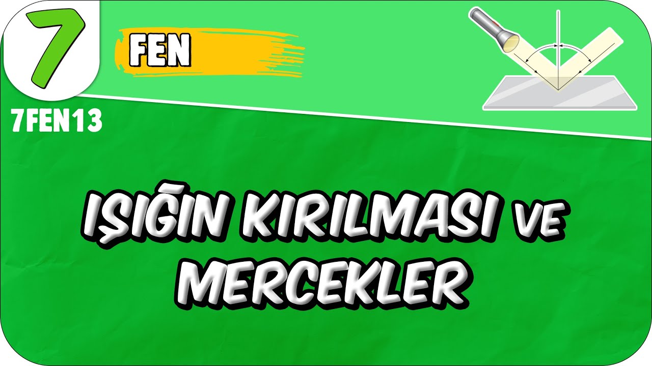 Işığın Kırılması ve Mercekler 📗 7. Sınıf Fen #2025