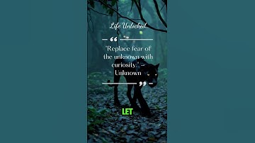 Replace Fear With Curiosity #Curiosity #shortvideo  #Motivation #AnxietyTips