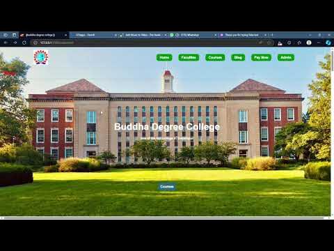 College Website Project | Full Overview and Key Features - YouTube