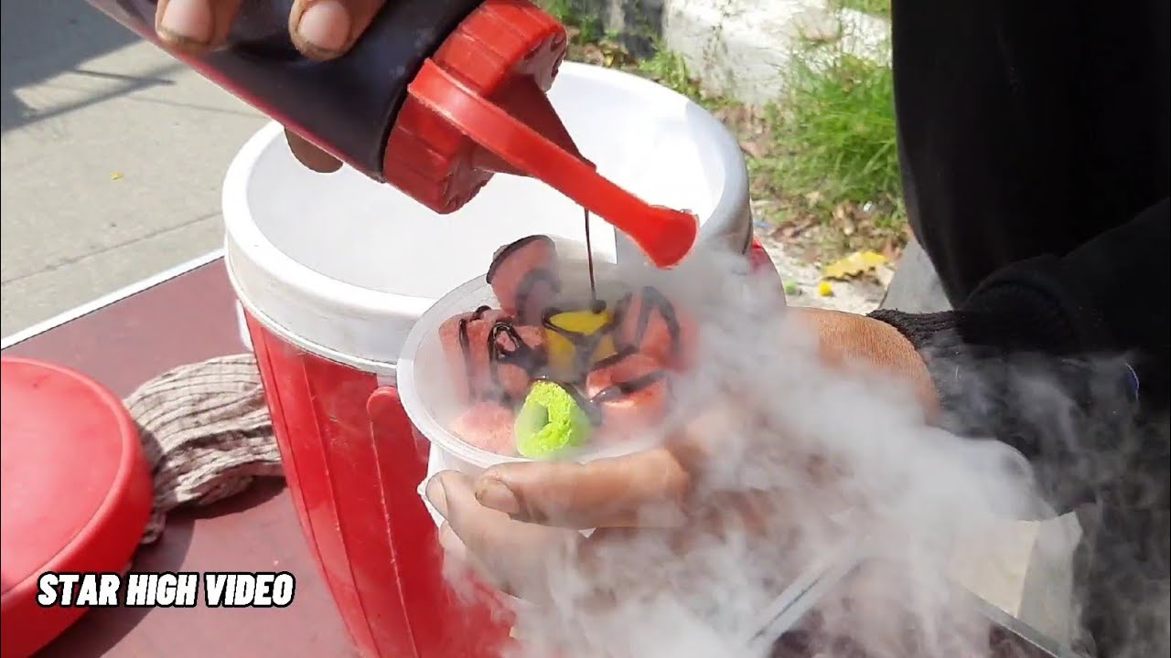 Rp 10.000 | Ciki Campur Nitrogen Cair Minus 100° Laris Manis Saat Musim Kemarau di Indonesia