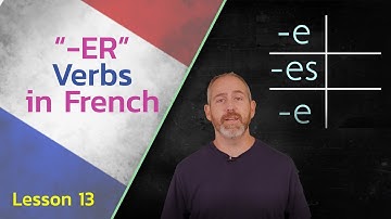ER Verbs in French | The Language Tutor * Lesson 13 *