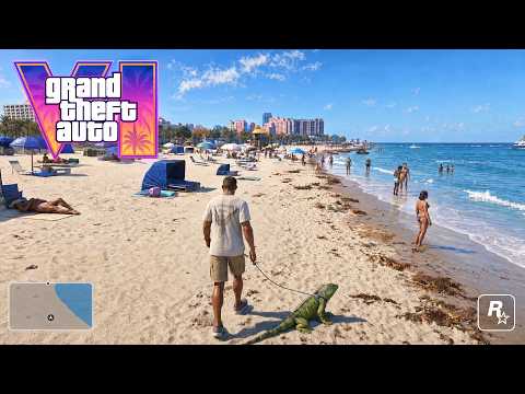 GTA 6 Gameplay: Free Roam with Jason & Lucia – 8 Minutes of Gameplay (Concept)