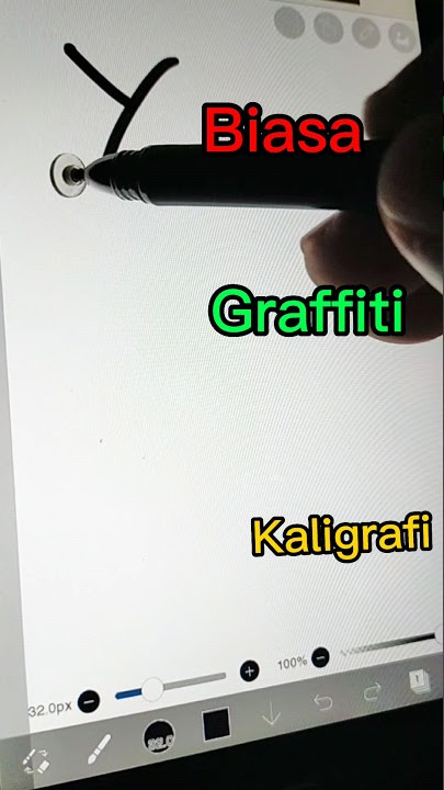 Bikin Variasi huruf biasa, Graffiti & Kaligrafi..