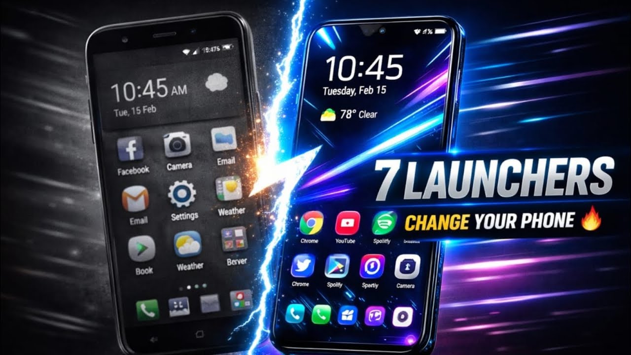 7 Android Launchers That Will Change Your Phone in 2026 🚀 - YouTube