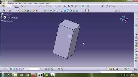 Tutorial Catia V5.....How To Use "Variable Radius Fillet" Tool.
