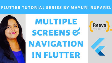 Multi Screen and Navigation in Flutter | Learn Flutter with Mayuri Ruparel