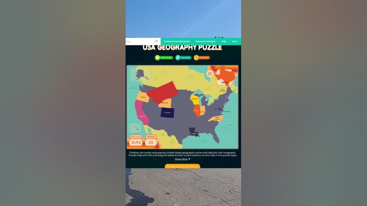 The HARDEST usa puzzle EVER! us abcya shorts fyp fypシ YouTube