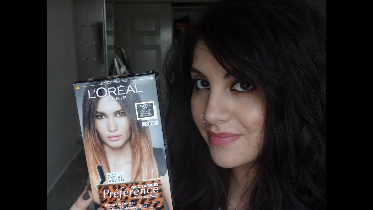 L Oreal Wild Ombres Dip Dye How To Apply Result Natasha Summar Youtube