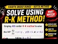 Solve Runge-Kutta Method Numerical Easily | Step-by-Step Explanation