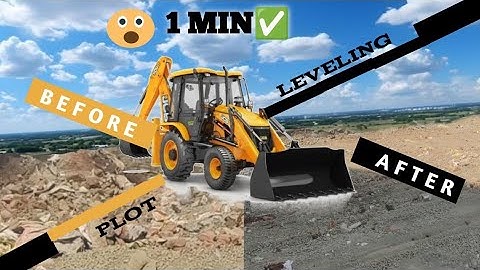 $24💸JCB Plot Leveling Made Easy! | My First Video 🥵 please support 😔