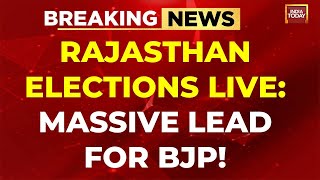 Rajasthan Election Result Live Updates Today 2023 | Rajasthan Results LIVE | India Today News Live