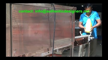 shrink tunnel with slat  conveyor for 5 ltr  oil can