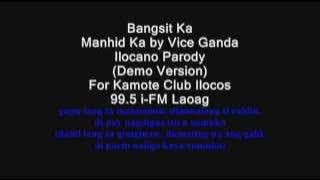 Bangsit Ka - Manhid Ka by Vice Ganda Ilocano Parody Lyrics Demo (Kamote Club Ilocos 99.5 i-FM Laoag)