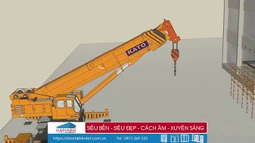 Mô Phỏng Quy Trình Lắp Mái Kính Cường Lực Chuyên Nghiệp