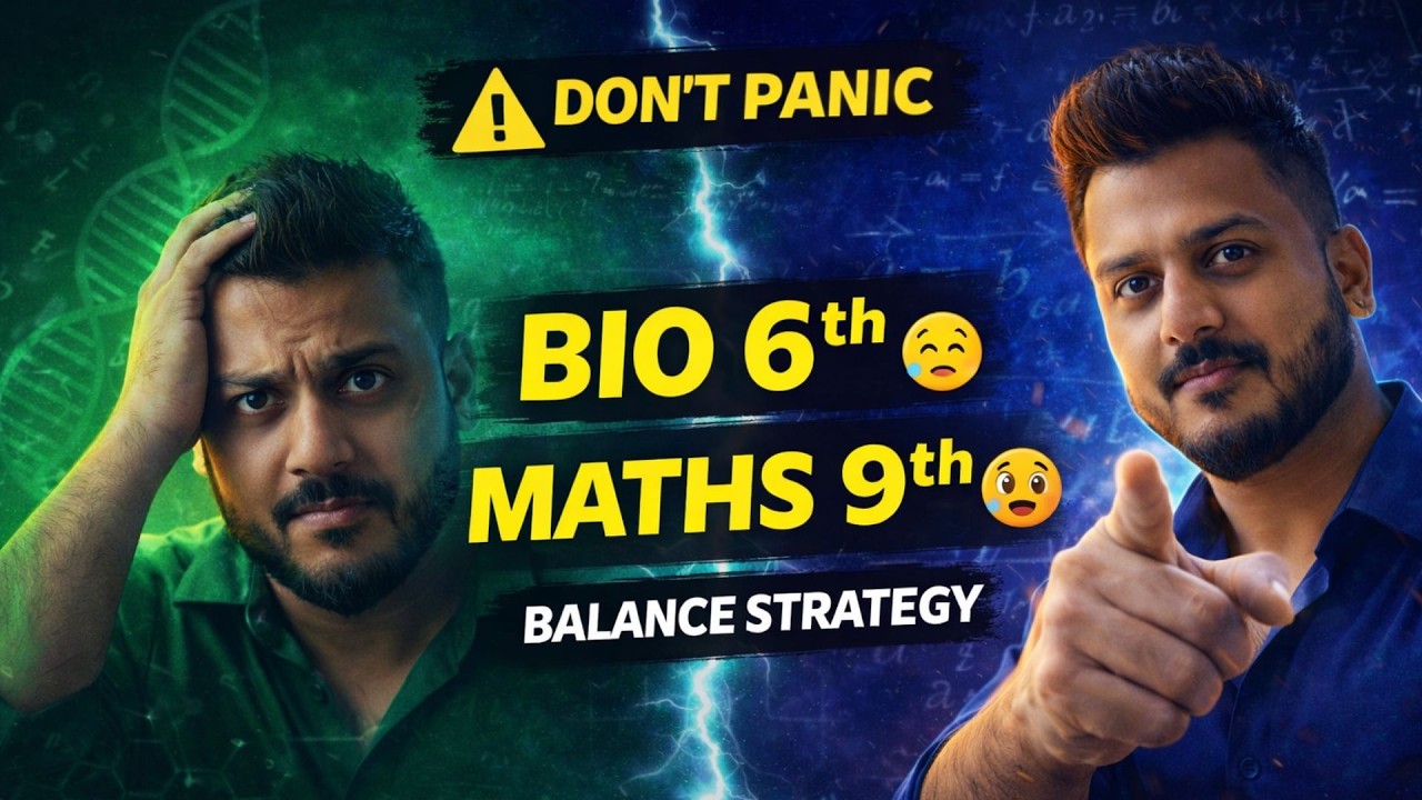 Стратегия, как профессионально совмещать экзамены ISC по биологии и математике для 12 класса 😎 | ...