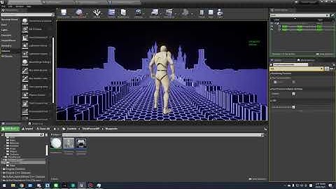 UE4 PostProcess Outline Map Test