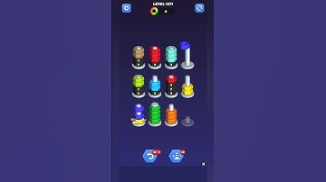 nut sort game/ level 1371 #shorts #ammycandycrush #gameplay #puzzlegames #mobilegames