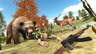 صيد الحيوانات المفترسه في غابات افريقيا- صيد النمور والاسود والفيلا -لعبة الصيد -Hunting Simulator 4 screenshot 2