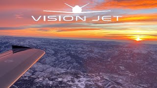 SF50 Vision Jet Lake Tahoe to Las Vegas and Cockpit Tour