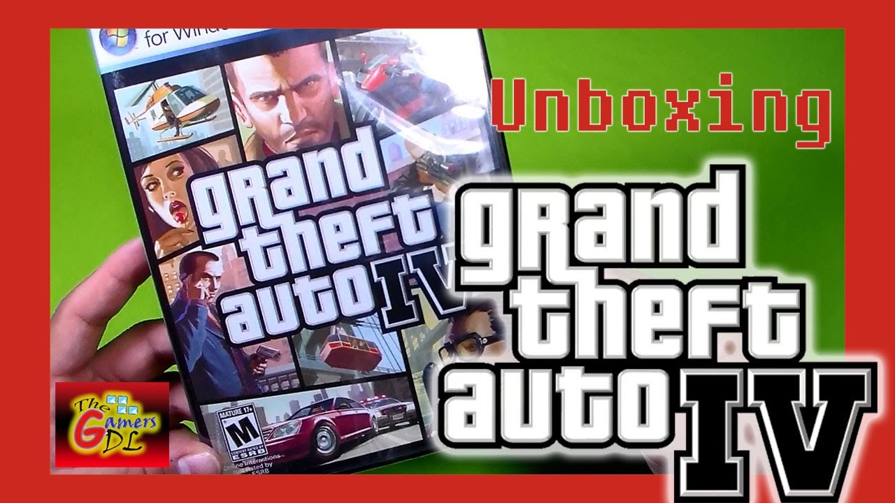 Grand Theft Auto IV GTA4 Special Collector's Edition Unboxing 