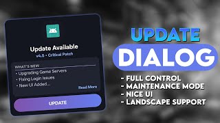 ✨ Premium Update Dialog V2 — Maintenance Mode & Landscape Support (2025) 🚀 | By DPMods screenshot 3