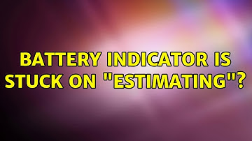 Ubuntu: Battery indicator is stuck on "estimating"? (3 Solutions!!)
