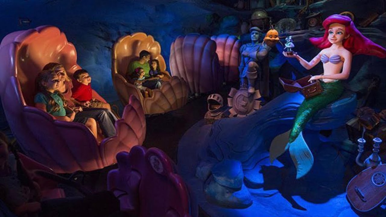 under sea journey little mermaid ride