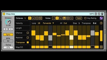 ABLETON Step Arpeggiator! Walkthrough and tutorial.