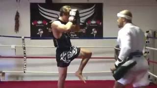 Leo Howard - Muay Thai Training