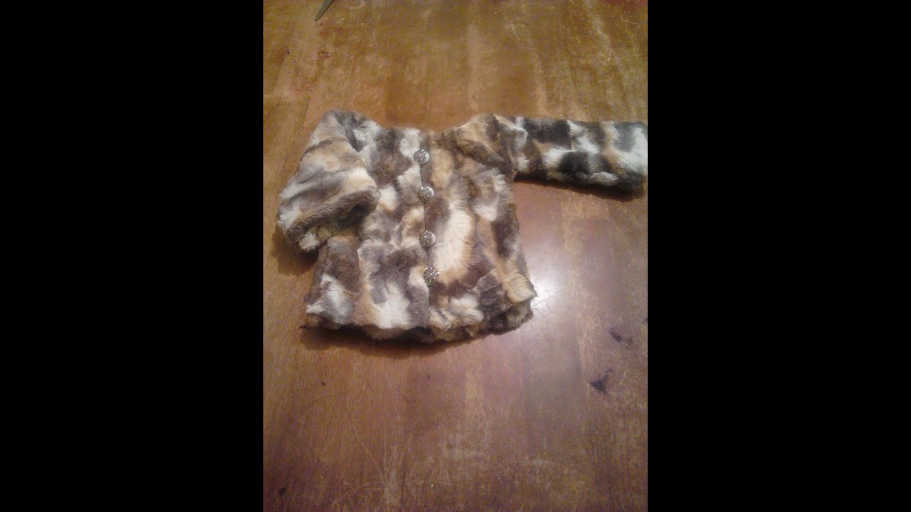 How To Make a Faux Fur Jacket From Your Measurements Part II Beginner
